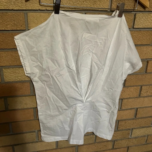 NWT Rag & Bone The Slub Pleat Short Sleeve Tee White Size XS - Picture 3 of 8